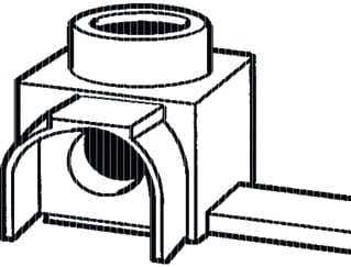 ABB - System pro M compact AST Aansluitklem stroomrail 2cdl200000r2515