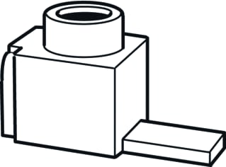 ABB - System pro M compact AST Aansluitklem stroomrail 2Cdl200011R2515
