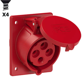 Keraf - CEE-contactdoos, aanbouw 103201