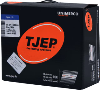 Tjep - Schietnagel gr34/100 ring nail ds1600