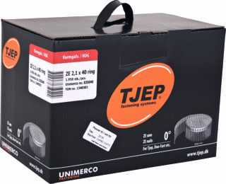 Tjep - Schietnagel ze21/40 ring verz  ds1950