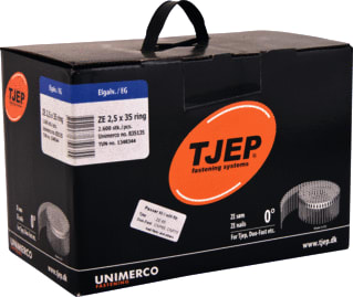 Tjep - Schietnagel ze25/35 ring galv ds2600