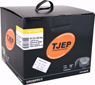 Tjep - Schietnagel pc25/65 rng rvs a4 ds1600