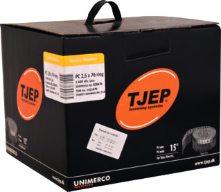 Tjep - Schietnagel pc25/76 rng rvs a4 ds1600