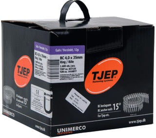 Tjep - Schietnagel bc40/35 anker galv ds1600