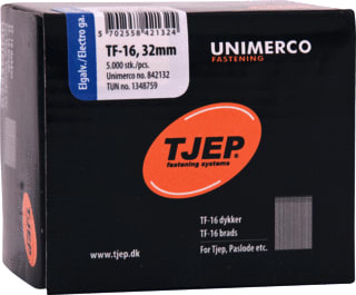 Tjep - Schietnagel tf16 32 brad. galv ds5000