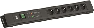 Bachmann - Contactdooscombinatie Conn-6X 230V Ra+Overspbev