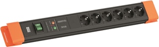 Bachmann - Contactdooscombinatie conn-6x 230v ra+overspbev
