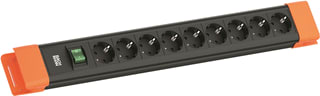 Bachmann - Contactdooscombinatie conn-9x 230v ra+schak ra