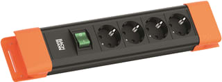Bachmann - Contactdooscombinatie conn-4x 230v ra+schak ra