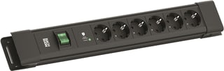 Bachmann - Contactdooscombinatie conn-6x 230v ra+ovrsp+sch