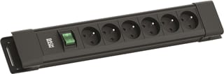 Bachmann - Contactdooscombinatie conn-6x be/fr+schak ra