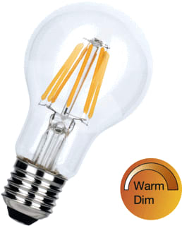 Bailey - LED Filament Dim-to-Warm LED-lamp Led Warmdim A60 E27 Hel