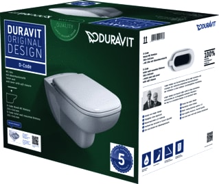 Duravit - D-Code Closet Pack Riml Wit