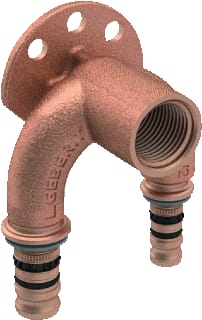 Geberit - Mepla Muurplaat muurpl 26-20 1/2"