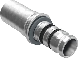 Geberit - Mepla Mapress Fitting met 2 aansluitingen rvs ovnip mapr 40-35
