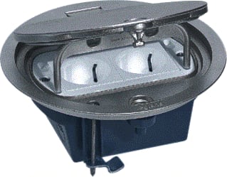 Legrand - VAN GEEL Vloerinstallatiedoos Ip66 Deks.Set Vast Rvs