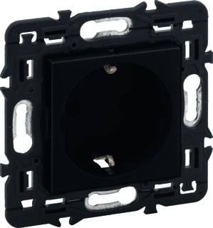Legrand - Valena Next Wandcontactdoos (WCD schakelmat.) Val Wcd 2P+A 16A Vol Zw