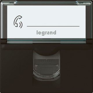 Legrand - Mosaic Datacontactdoos twisted pair Rj45 Cat6A Stp 2 Mod.-Zw