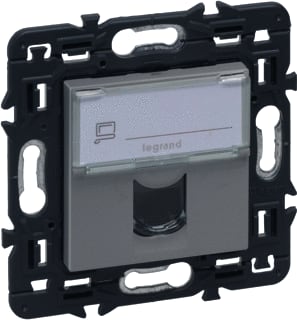 Legrand - Valena Next Datacontactdoos twisted pair val wcd rj45 utp c6 alu
