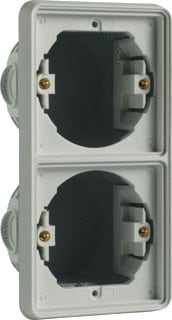 Niko - New Hydro Inbouwdoos wand/plafond Inbwds Kader 2X Vert