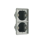 Niko - New Hydro Inbouwdoos wand/plafond Inbwds Kader 2X Vert