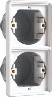 Niko - New Hydro Inbouwdoos wand/plafond Inbwds Kader 2X Vert