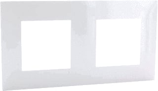 Legrand - Valena Next Afdekraam schakelmateriaal Afdkrm Mech 2Hor/Vert Wt