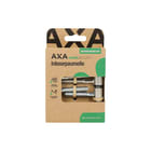 AXA - Inboorpaumelle 14mm hout verstelbaarstaal vernikkel