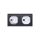 Gira - Systeem 106 Montage-element voor deurstation S106 Opb.Beh 2Mod Antra