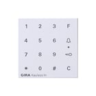Gira - Systeem 55 Toegangscontrole-unit bussysteem Op.St. Codeklavier 55 Wit