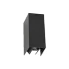 KS Verlichting - Plafond-/wandarmatuur Wandarm Chan Up/Down Alu Zw