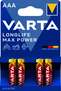 Varta - LONGLIFE MAX POWER Batterij, niet oplaadbaar Aaa Br4