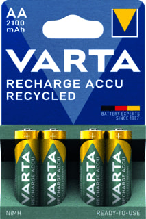 Varta - Recharge Accu Recycled Batterij, oplaadbaar 56816.101.404 Br4