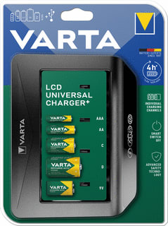 Varta - Universele batterijlader Lcd Universal Charger +