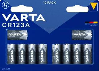 Varta - Special Lithium Cylindrical Batterij, niet oplaadbaar Photo Lithium Cr123A Br10