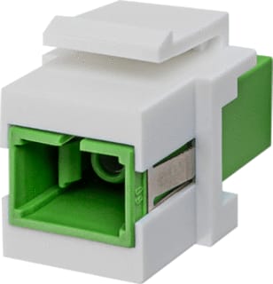 Jung - Glasvezel koppeling glasv keyst mod groen