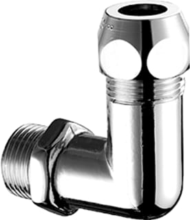 Schell - Fitting met 2 aansluitingen Haakse Kopp. 1/2Buix10Kne