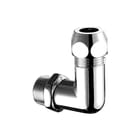 Schell - Fitting met 2 aansluitingen Haakse Kopp. 1/2Buix10Kne