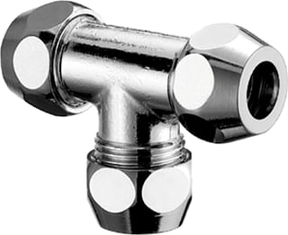 Schell - Fitting met 3 aansluitingen