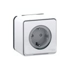 Schneider Electric Merten - Wandcontactdoos (WCD schakelmat.) Mureva Styl Wcd 2V Ip55 Wit
