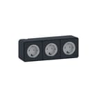 Schneider Electric Merten - Wandcontactdoos (WCD schakelmat.) Mureva Styl Wcd 3V Ip55 Gr