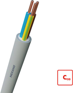 Nexans - Installatiekabel YMz1K Cca Voedingskabel v/a 1 kV vaste aanleg Alse Ymz1K Cca3G2,5 Ri100