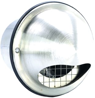 Nedco - Buitenluchtschoepenrooster Rvs Blrstr100Mm Trgslgklp