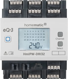 Homematic IP - Wired Binaire ingang bussysteem Dri32 Ingangsmod 32Voudig