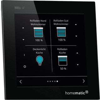 Homematic IP - Wired Zender/AB v draadloos schakelsyst. Wgd-Pl Glasdisplay - Plus