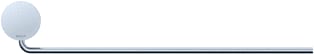 Geesa - Opal Chrome Handdoekhouder Opal Handdoekrek 1 Arm Ch
