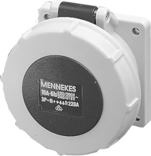 Mennekes - CEE-contactdoos, aanbouw Cee Abcntds 4P 16A 400 Xd