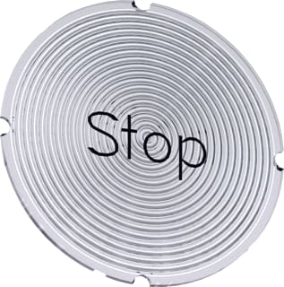 Siemens - Tekstschild vr drukknop/signaallamp Lab 3Su1900-0Ab71-0Ds0