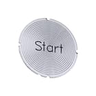 Siemens - Tekstschild vr drukknop/signaallamp lab 3su1900-0ab71-0dt0